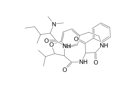 N-[7-Benzoyl-3-isopropyl-5,8-dioxo-2-oxa-6,9-diazabicyclo[10.2.2]hexadeca-1(14),12,15-trien-4-yl]-2-(dimethylamino)-3-methylpentanamide