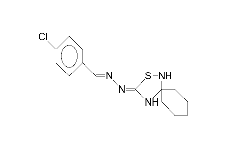 5-(4-CHLORBENZYLIDENEHYDRAZONO)-3,3-PENTAMETHYLEN-1,2,4-THIADIAZLOLIDIN