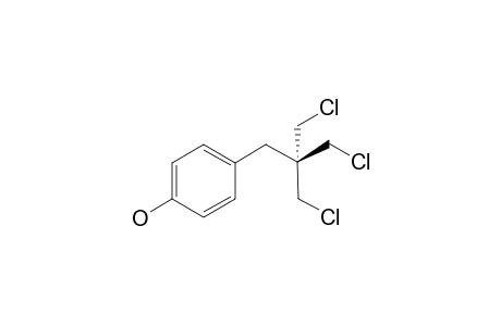 2-(p-Hydroxybenzyl)-2-(chloromethyl)-1,3-dichloropropane