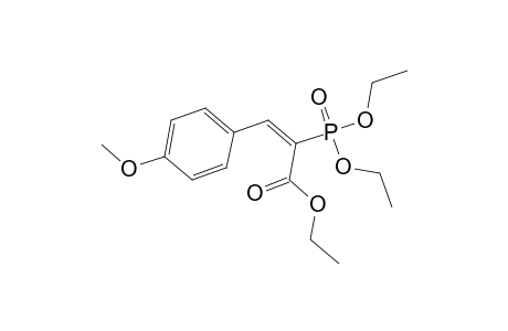 (E)-2-diethoxyphosphoryl-3-(4-methoxyphenyl)-2-propenoic acid ethyl ester