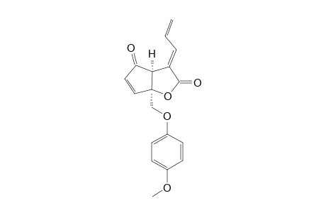 (3aS*,6aS*,E)-3-allylidene-6a-((4-methoxyphenoxy)methyl)-3,3a-dihydro-2H-cyclopenta[b]furan-2,4(6aH)-dione