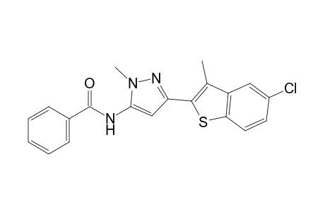 N-[3-(5-chloro-3-methylbenzo[b]thien-2-yl)-1-methylpyrazol-5-yl]benzamide