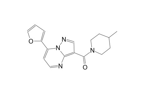 7-(2-furyl)-3-[(4-methyl-1-piperidinyl)carbonyl]pyrazolo[1,5-a]pyrimidine