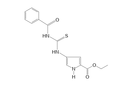 4-(3-benzoyl-2-thioureido)pyrrole-2-carboxylic acid, ethyl ester