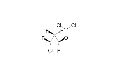 3-DICHLOROMETHOXY-2-CHLORO-1,1,2,3-TETRAFLUORO-CYCLOPROPANE;COMPUND-#A9
