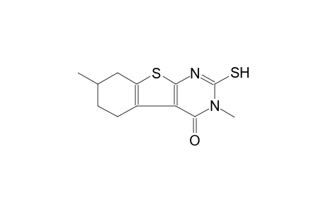 benzo[4,5]thieno[2,3-d]pyrimidin-4(3H)-one, 5,6,7,8-tetrahydro-2-mercapto-3,7-dimethyl-