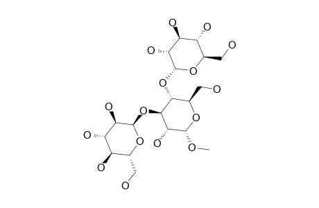 ALPHA-D-GLUCOPYRANOSYL-(1->3)-[ALPHA-D-GLUCOPYRANOSYL-(1->4)]-1-O-METHYL-ALPHA-D-GLUCOPYRANOSIDE
