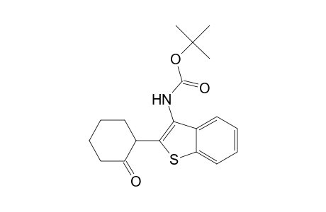 N-[2-(2-ketocyclohexyl)benzothiophen-3-yl]carbamic acid tert-butyl ester