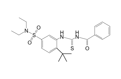 1-benzoyl-3-[2-tert-butyl-5-(diethylsulfamoyl)phenyl]-2-thiourea