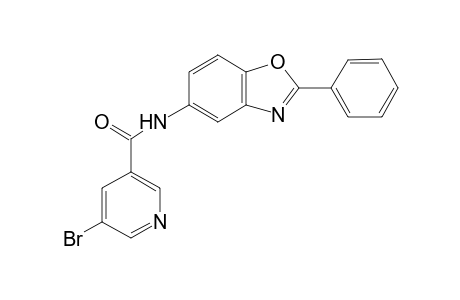 5-Bromo-N-(2-phenyl-1,3-benzoxazol-5-yl)nicotinamide