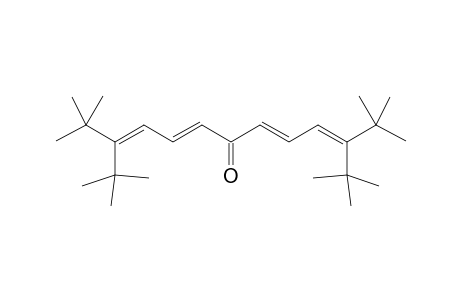 E,E-1,1,9,9-tetra-tert-butylnona-1,3,6,8-tetraen-5-one