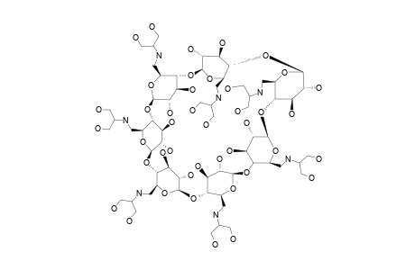 PER-6-[(1,3-DIHYDROXY-2-PROPYL)-AMINO]-6-DEOXY-BETA-CYClODEXTRIN