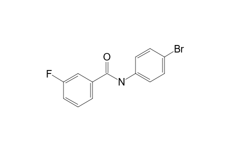 N-(4-bromophenyl)-3-fluorobenzamide