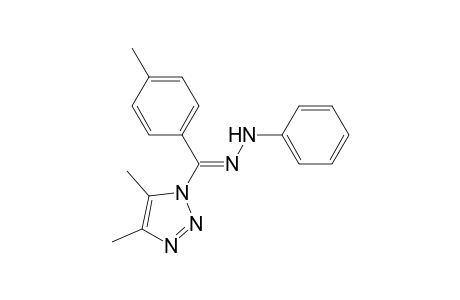 1-(PARA-METHYLBENZOYL)-(4,5-DIMETHYL-1H-1,2,3-TRIAZOLE)-PHENYLHYDRAZINE