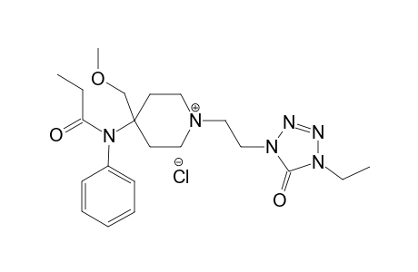 #1;ALFENTANIL-HYDROCHLORIDE;MAJOR-ISOMER-A;N-[1-[2-(4-ETHYL-5-OXO-4,5-DIHYDRO-1H-1,2,3,4-TETRAZOL-1-YL)-ETHYL]-4-(METHOXYMETHYL)-PIPERIDIN-4-YL]-N-PHENY