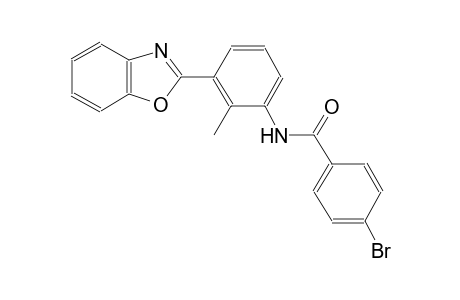 benzamide, N-[3-(2-benzoxazolyl)-2-methylphenyl]-4-bromo-