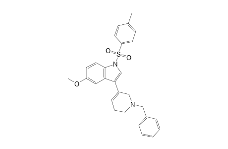 5-Methoxy-1-tosyl-3-(1'-benzyl-1',2',5',6'-tetrahydropyridin-3'-yl)indole