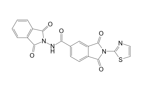 N-(1,3-Dioxo-1,3-dihydro-2H-isoindol-2-yl)-1,3-dioxo-2-(1,3-thiazol-2-yl)-5-isoindolinecarboxamide