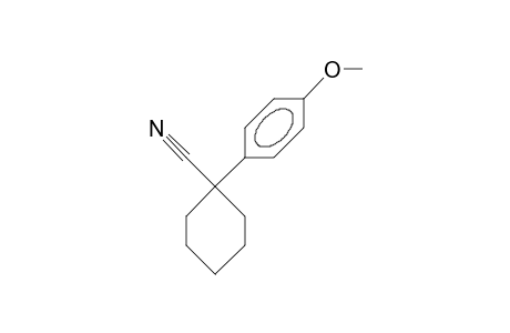 1-(p-methoxyphenyl)cyclohexanecarbonitrile