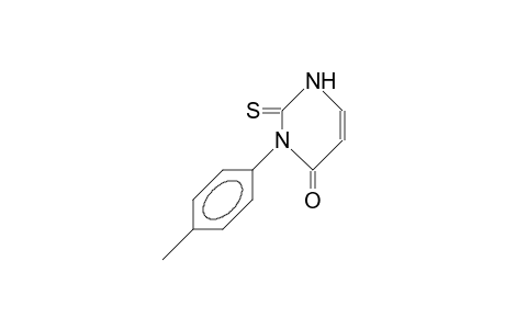 3-(Para-methylphenyl)-2,3-dihydro-2-thioxopyrimidin-4(1H)-one