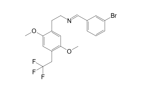 1-(3-Bromophenyl)-N-(2-[2,5-dimethoxy-4-(2,2,2-trifluoroethyl)phenyl]ethyl)methanimine