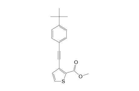 Methyl 3-((4-tert-butylphenyl)ethynyl)thiophene-2-carboxylate