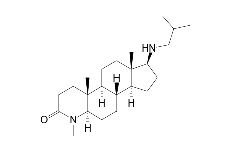 (1S,3aS,3bS,5aR,9aR,9bS,11aS)-1-(isobutylamino)-6,9a,11a-trimethyl-2,3,3a,3b,4,5,5a,8,9,9b,10,11-dodecahydro-1H-indeno[5,4-f]quinolin-7-one