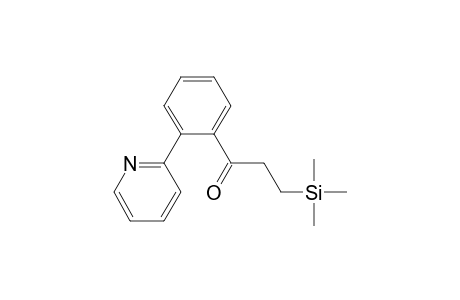 1-[2-(2-Pyridinyl)phenyl]-3-(trimethylsilyl)-1-propanone