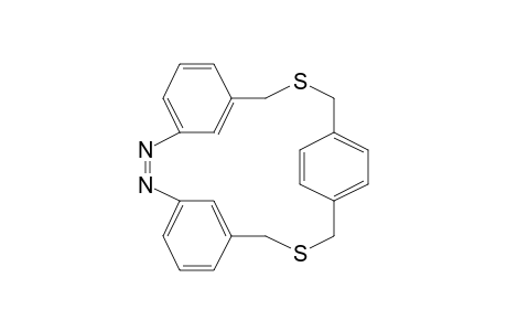 1,2-Diaza-10,19-dithia[2,3,3]meta,para,meta-cyclophane