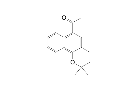 1-(2,2-dimethyl-3,4-dihydrobenzo[h]chromen-6-yl)ethanone