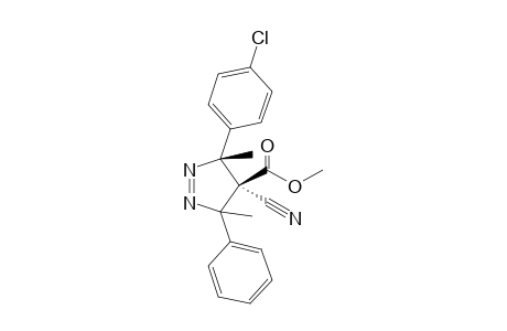 (4S,5R)-3,5-Dimethyl-3-phenyl-4-cyano-4-(methoxycarbonyl)-5-(4'-chlorophenyl)pyrazoline