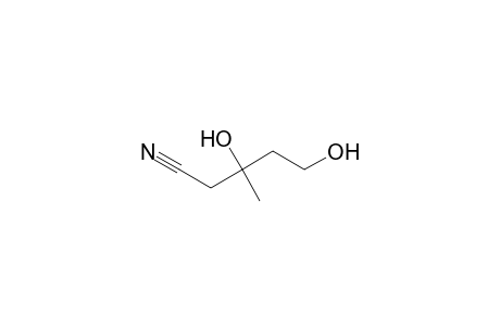 Pentanenitrile, 3,5-dihydroxy-3-methyl