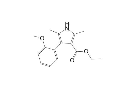 1H-pyrrole-3-carboxylic acid, 4-(2-methoxyphenyl)-2,5-dimethyl-, ethyl ester