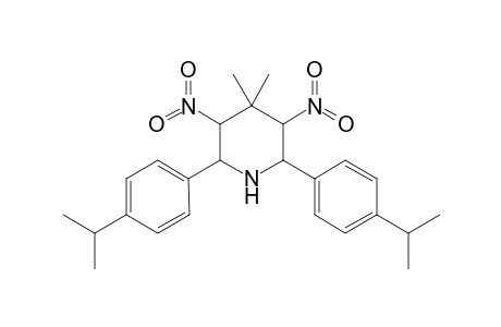 4,4-Dimethyl-3,5-dinitro-2,6-bis(4-propan-2-ylphenyl)piperidine