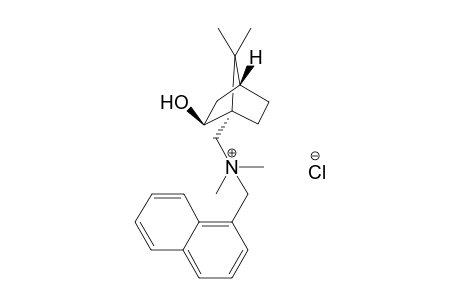 1-((exo)-2-hydroxy-7,7-dimethylbicyclo[2.2.1]heptan-1-yl)-N,N-dimethyl-N-(naphthalen-1-ylmethyl)methanaminium chloride