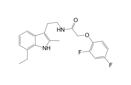 2-(2,4-Difluoro-phenoxy)-N-[2-(7-ethyl-2-methyl-1H-indol-3-yl)-ethyl]-acetamide