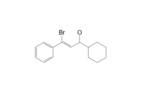 (Z)-3-Bromo-1-cyclohexyl-3-phenyl-2-propen-1-ol