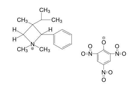 3-isopropyl-2-phenyl-1,1,3-trimethylazetidinium picrate