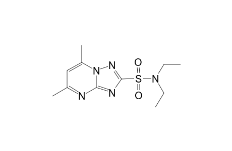 [1,2,4]triazolo[1,5-a]pyrimidine-2-sulfonamide, N,N-diethyl-5,7-dimethyl-