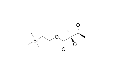 ERYTHRO-TRIMETHYLSILYLETHYL-2,3-DIHYDROXY-2-METHYLBUTANOATE