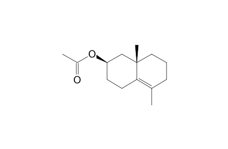 (2RS,8ASR)-1,2,3,4,6,7,8,8A-OCTAHYDRO-5,8A-DIMETHYLNAPHTHALENE-2-YL-ACETATE