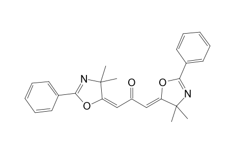 (E,Z)-1,3-Bis(4,4-dimethyl-2-phenyl-4H-oxazol-5-ylidene)propan-2-one