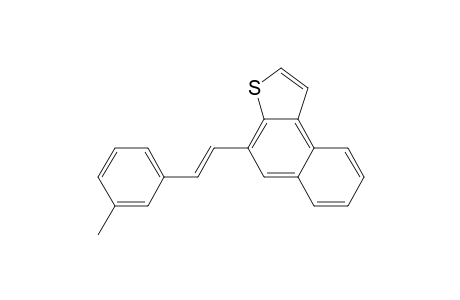 Naphtho[2,1-b]thiophene, 4-[2-(3-methylphenyl)ethenyl]-