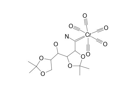 Pentacarbonyl(1-amino-1-deoxy-2,3:5,6-di-O-isopropylidene-D-gulitol-1-ylidene)chromium(0)