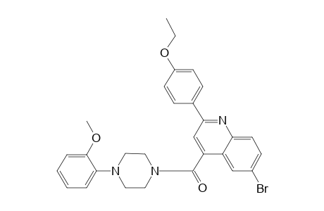 6-Bromo-2-(4-ethoxyphenyl)-4-{[4-(2-methoxyphenyl)-1-piperazinyl]carbonyl}quinoline