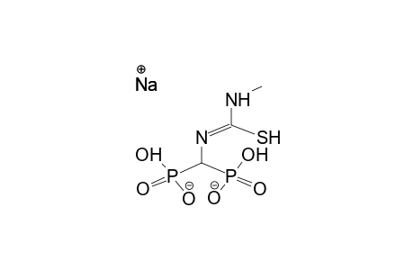 3-(METHYLTHIOUREIDO)METHYLENE-BIS-PHOSPHONIC ACID, DISODIUM SALT(TAUTOMER 1)