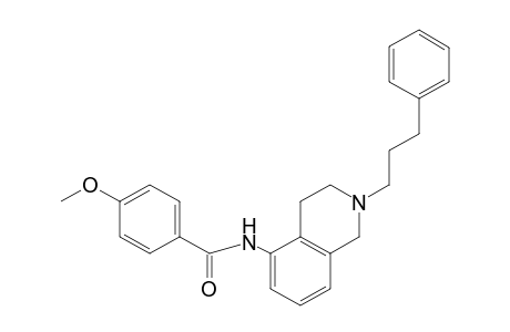 N-[2-(3-phenylpropyl)-1,2,3,4-tetrahydro-5-isoquinolyl]-p-anisamide