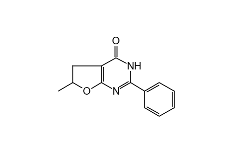 5,6-dihydro-6-methyl-2-phenylfuro[2,3-d]pyrimidin-4(3H)-one