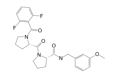 (S)-1-((2,6-Difluorobenzoyl)-L-prolyl)-N-(3-methoxybenzyl)pyrrolidine-2-carboxamide