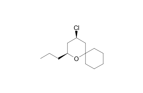 cis-4-chloro-2-propyl-6,6-pentamethylenetetrahydropyran